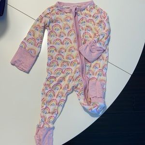 Little Sleepies , newborn rainbow pajamas